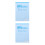 2Pcs Sky-Blue Inventory and Expense Ledger Paper Notebook for Business 5