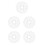 250Sets White Plastic Movable Doll Joints for DIY Doll Craft Kits 10