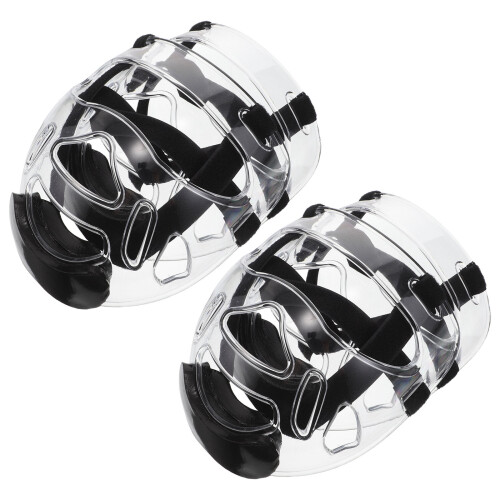 4Pcs Tempered Plastic Headgear for Sports 1
