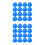 60Pcs Mini Construction Doll Hats Blue Plastic Worker Caps for Parties 5