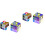 4Pcs Unique Cube Shape Prisms for Physics Experiment Decor 4