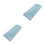 2Pcs Plastic Laundry Washboard Sky Blue Wavy Scrubbing Handheld Board 6