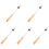 5Pcs Casting Mold Shaping Accessory Graphite Hole Expander Multi-Color 4