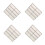 4Pcs Plastic Model Car Display Storage Box Clear Multicompartment Case 4