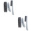 2Sets Durable PP Shoe Cleaning Brush Portable Grey Laundry Scrub 7