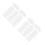 200Pcs White Mini Cake Trays Paper Board for Baking Dessert Display 7