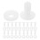 250Sets White Plastic Movable Doll Joints for DIY Doll Craft Kits 2