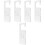 5Pcs High Transparency Silver Acrylic Hanging Tags for Retail Shops 6