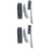 2Sets Durable PP Shoe Cleaning Brush Portable Grey Laundry Scrub 6
