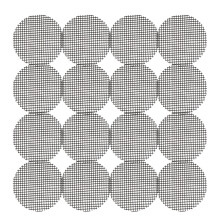 100Pcs Black Pe Bonsai Pots Pads for Garden Use Durable Drainage Mesh