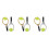 6Sets Mini Plastic Tennis Rackets Balls Assorted Colors Decor Set 10