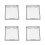 8Pcs Transparent Plastic Outlet Guards Protective Covers for Home 8