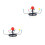 2Sets Planetary Model Toy Blue Solar System Teaching Prop for Kids 4