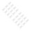 40Pcs Trash Can Lock Replacement White ABS Plastic Self-Locking Buckle 4