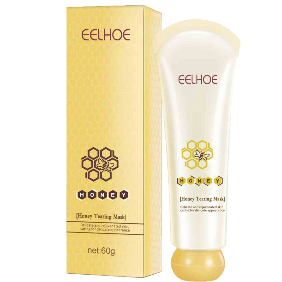 Honey Peel Off Mask 60g for Blackheads, Deep Pore Cleansing and Oil Control with Honey Extract