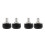 4Pcs Rubber Toe Stops Adjustable Roller Skate Brake Blocks for Skating 5