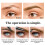 Microblading Eyebrow Pen Dark Brown 4 Point Tip LongLasting Waterproof SmudgeProof 4