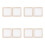 8Pcs Multi Wooden Mesh Screen Printing Frames for Creative DIY Crafts 5