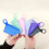 2Pcs Blue Mask Temporary Storage Holder Waterproof Silicone Clip 9