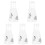 5Pcs Transparent Standing Hamster Bottle Practical Pet Water Feeder 2