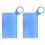 2Pcs Blue Mask Temporary Storage Holder Waterproof Silicone Clip 6