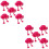 10Pcs Rosy String Puppets Pull String Ostrich Toy for Kids Role Play 6