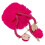 10Pcs Rosy String Puppets Pull String Ostrich Toy for Kids Role Play 11
