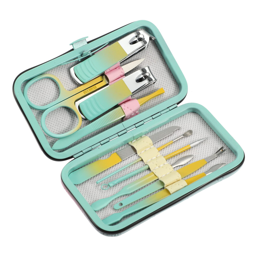 Stainless Steel Nail Clipper Set with Precision Sharp Blades, Ergonomic Grip, MultiâColor Travel Size