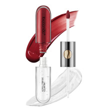 Liquid Lipstick 128# Bright Vivid Finish TwoStep Long Lasting 12 Hour Wear