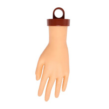 Practice Mannequin Hand with Realistic Finger Movement for Nail Art, Flexible Silicone Training Hand