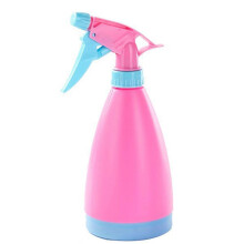 500ml Pink Plastic Spray Bottle with Adjustable Nozzle for Garden Watering and Cleaning, 10pcs