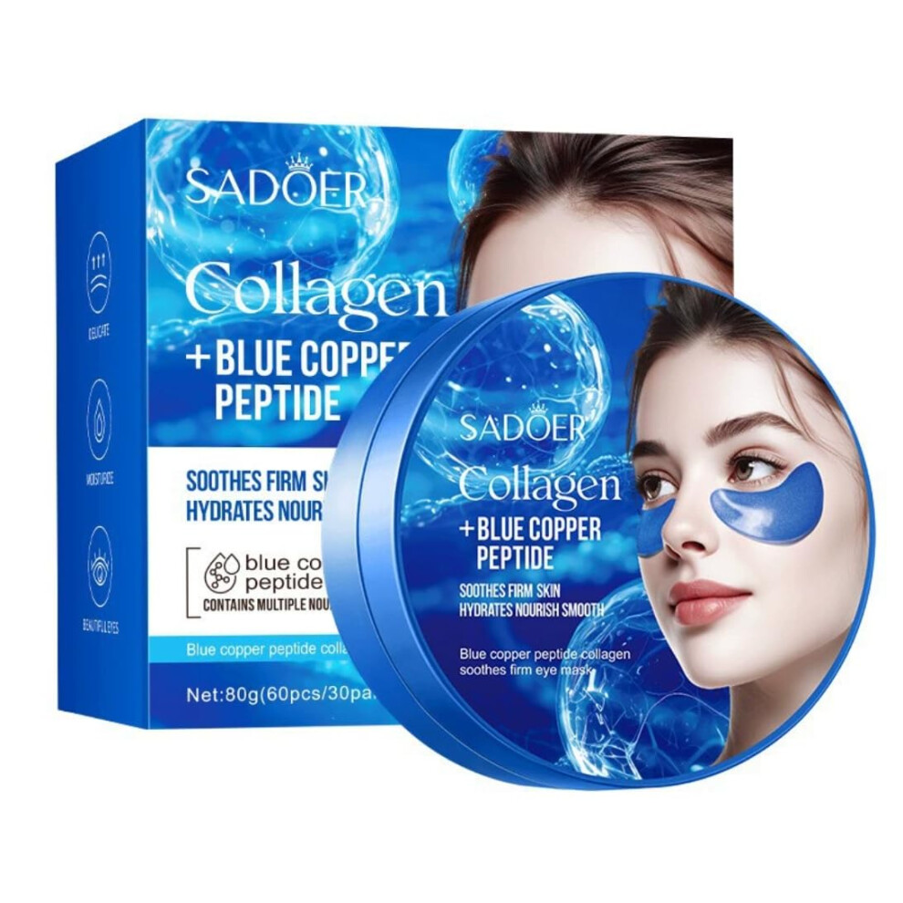 Dark Under Eye Patches 30 Pairs Hydrating Collagen Eye Mask For Circles And Puffiness