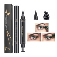 Winged Eyeliner Stamp and Liquid Eyeliner Pen, 2 in 1 Waterproof Long Wear Cat Eye Stamp