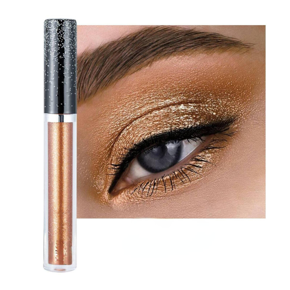 12 Color Liquid Glitter Eye Shadow Set with Diamond Pearlescent Shine, LongLasting Shimmer Makeup