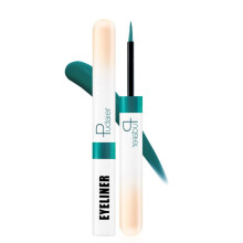 Liquid Eyeliner Dark Green Waterproof QuickDry LongLasting Ultrafine Tip Pigment 0.12oz