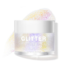 Body Glitter Gel with Color Changing Holographic Sparkle for Festival Makeup Face Hair Eyes 40ml
