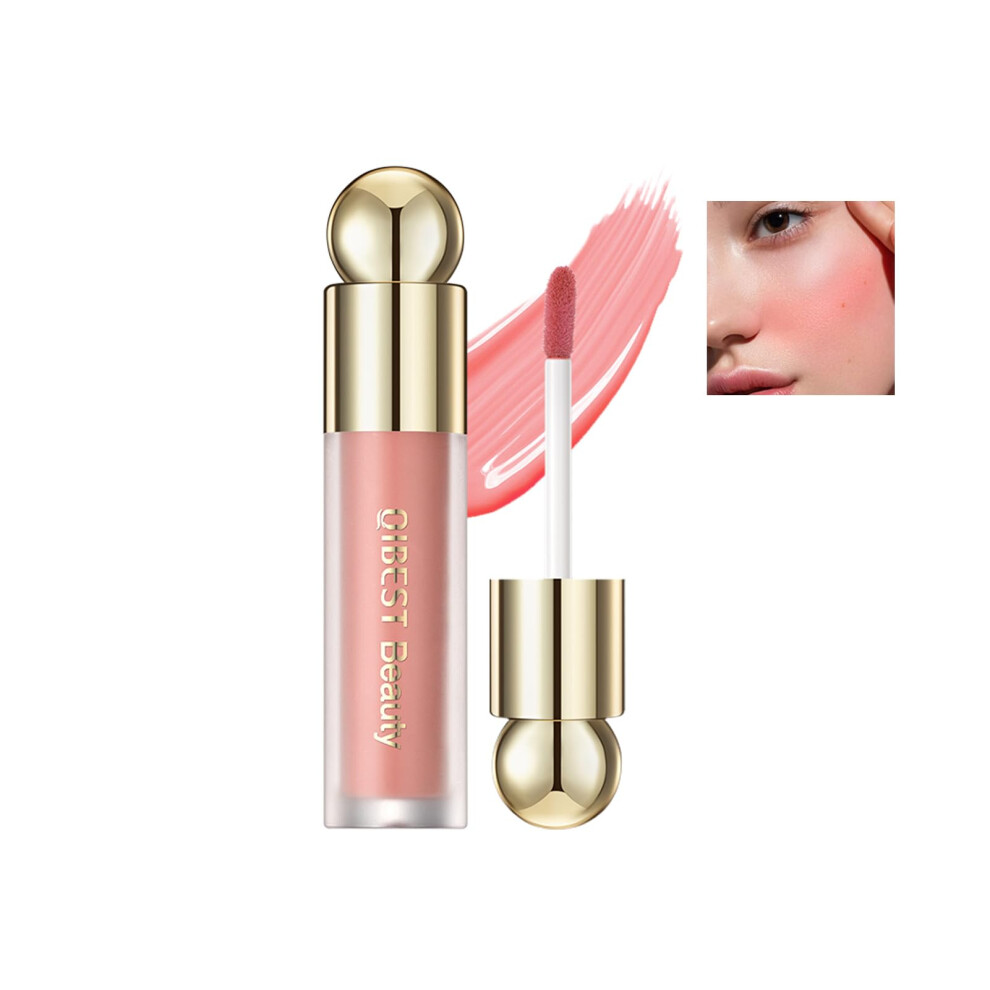 Liquid Apricot Cream Blush LongWearing Easy Blend Smudge Resistant Natural Face Makeup