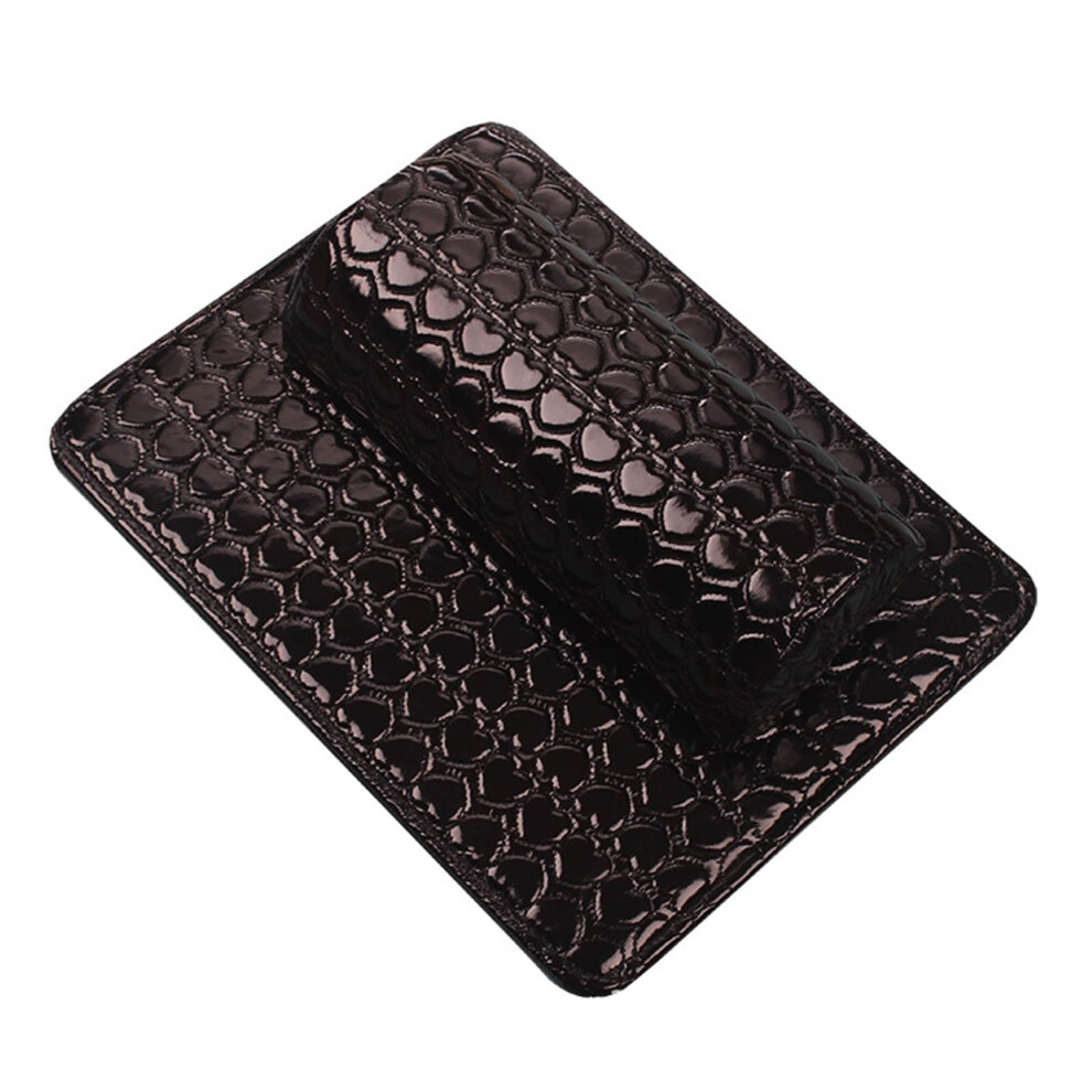 Nail Arm Rest with Soft Faux Leather Cushion and NonSlip Base for Professional Manicure