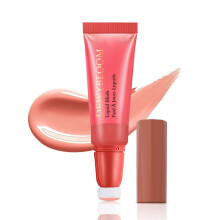 Liquid Blush Beauty Wand Nude Pink, Soft Matte Cream Blush with Precise Cushion Applicator