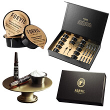 Hair Mask Set with Caviar Ampoule for Deep Hydration and , Travel Size Hair Care Gift