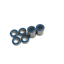 10pcs MR104RS 4x10x4mm ABEC3 Ball Bearings for RC Cars Trucks Speed Durable Blue Seal