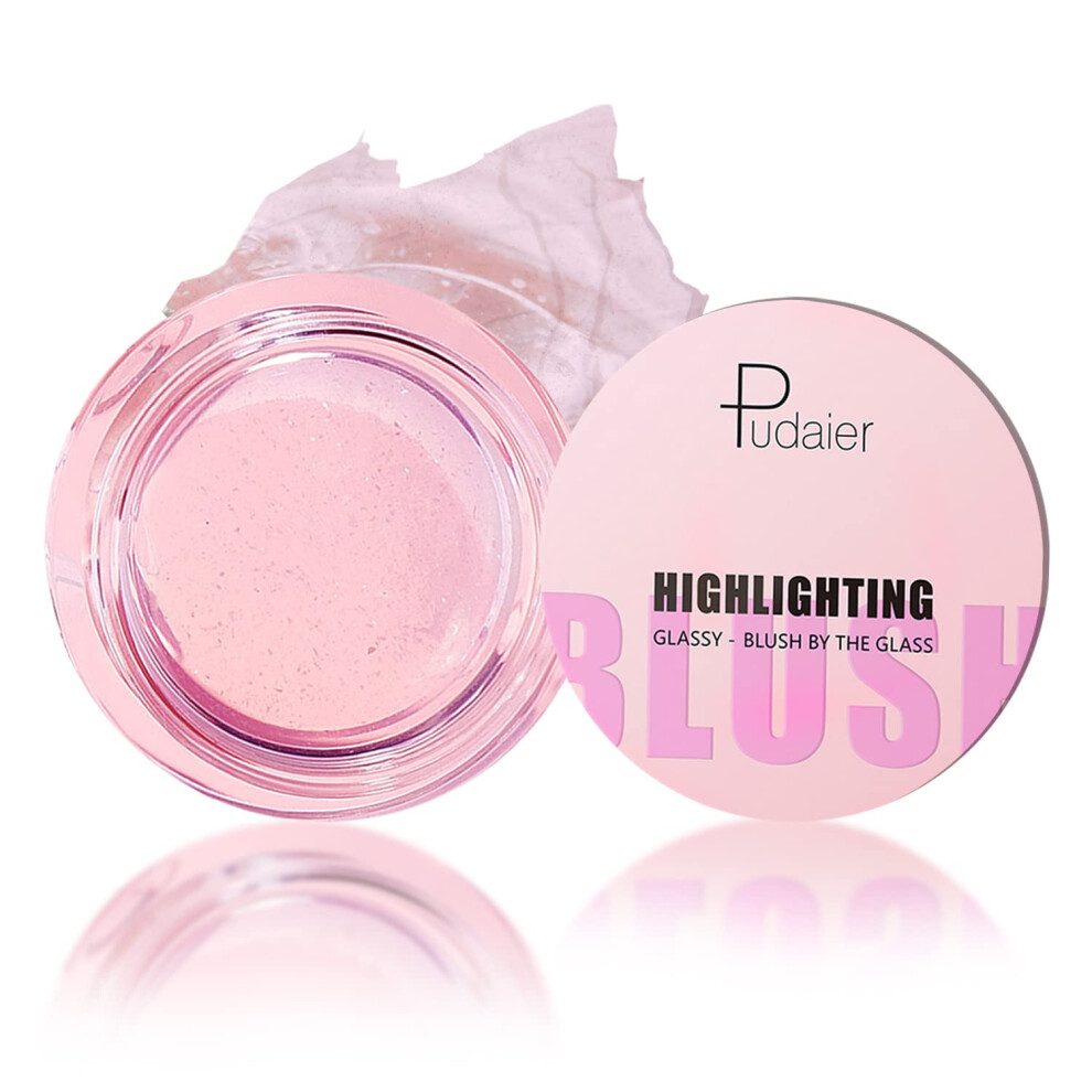 Color Changing Glitter Blush with Shimmer for Cheeks and Lips, Long Lasting Waterproof Makeup 02