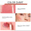 Liquid Blush 02 Pumpkin Multiuse Cream for Cheeks Lips Eyes Lightweight Long Lasting Moisturizing 3