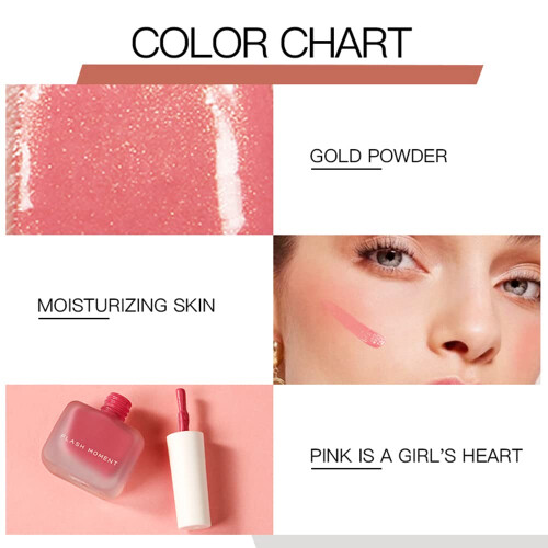 Liquid Blush 02 Pumpkin Multiuse Cream for Cheeks Lips Eyes Lightweight Long Lasting Moisturizing 2