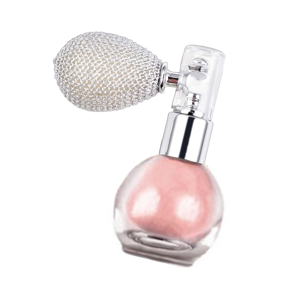 Skin Brightening Body Glitter Spray with Buildable Shimmer Coverage for Face and Body Highlighter Powder Maiden Pink