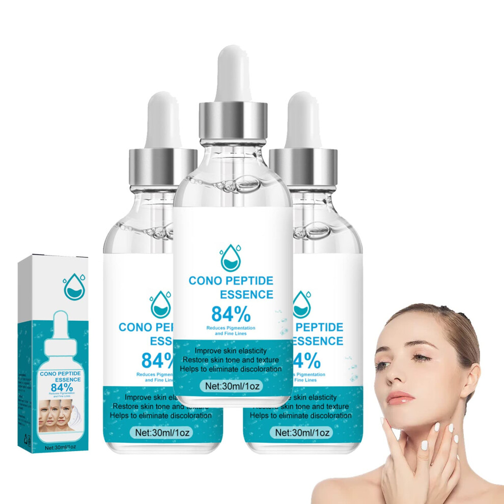 Anti Aging Peptide Face Serum 3PCS with AntiWrinkle Formula, Hydration Boost, Firming and Brightening
