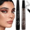 Waterproof Microblading Eyebrow Pen with 4 Tip Precision Applicator Natural Black Gray Brown 1