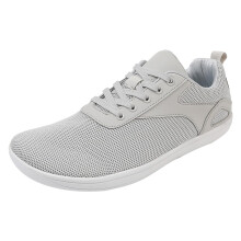 Men's Breathable Mesh Sneakers Lightweight Comfort Fit Wide SlipOn Trainers Women Grey 9