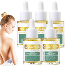 Collagen Firming Body Oil for Women, Anti Sagging Skin Lift, Deep Hydration, 5PCS