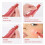 Matte Liquid Blush with Sponge Applicator Waterproof Cream Blusher for Cheeks Lips Eyes 5